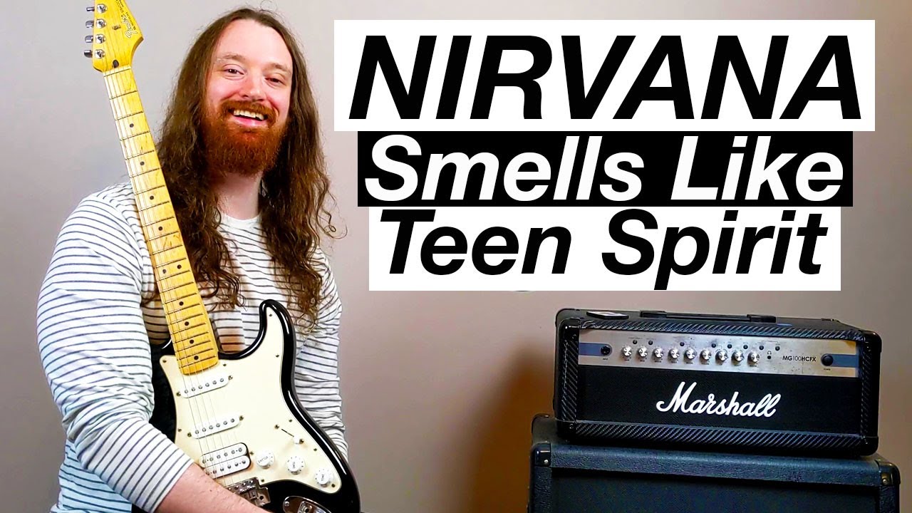 Nirvana smells на гитаре. Smells like teen Spirit. Соло гитара Нирвана тутор. Nirvana smells like teen Spirit.
