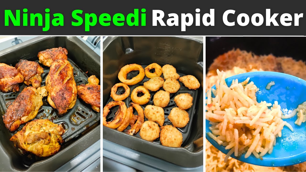 ALL NEW NINJA SPEEDI RAPID COOKER AND AIR FRYER! Unboxing and First Look! 