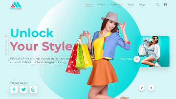 Fashion website design | Adobe XD | 2022 Website Design