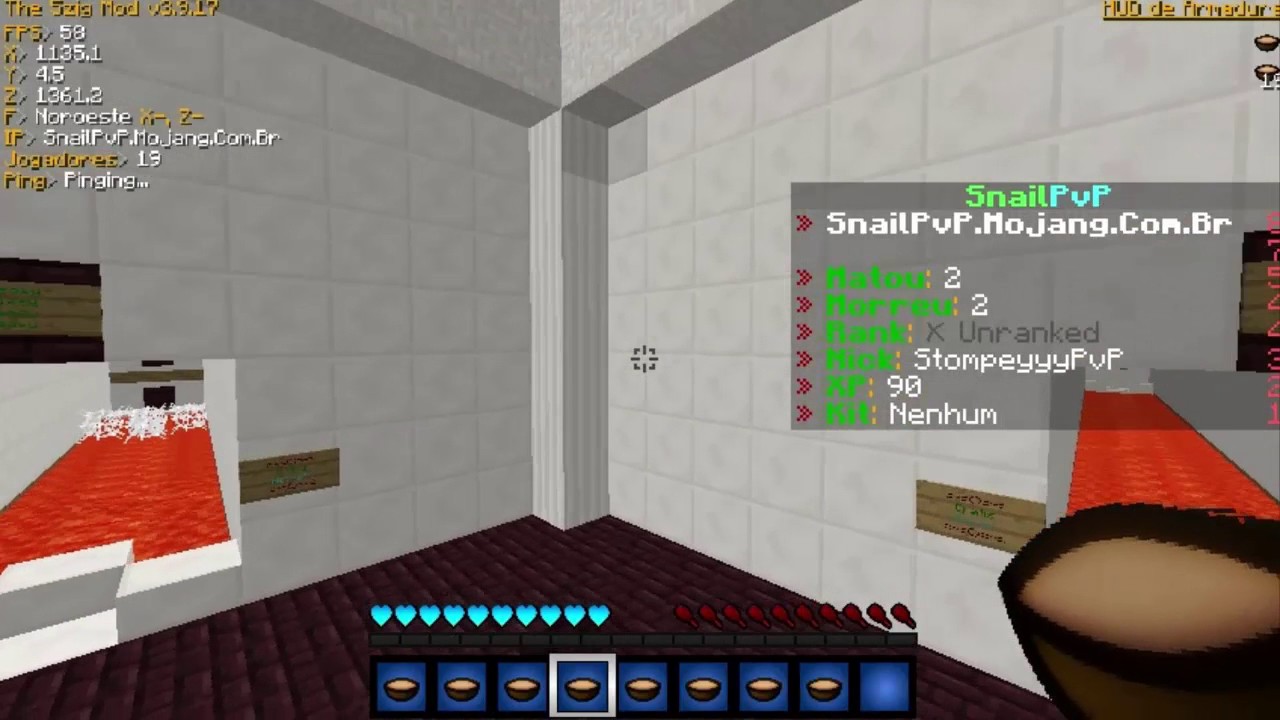 SERVER DE KIT PVP 1.7 E 1.8X SNAILPVP!!!