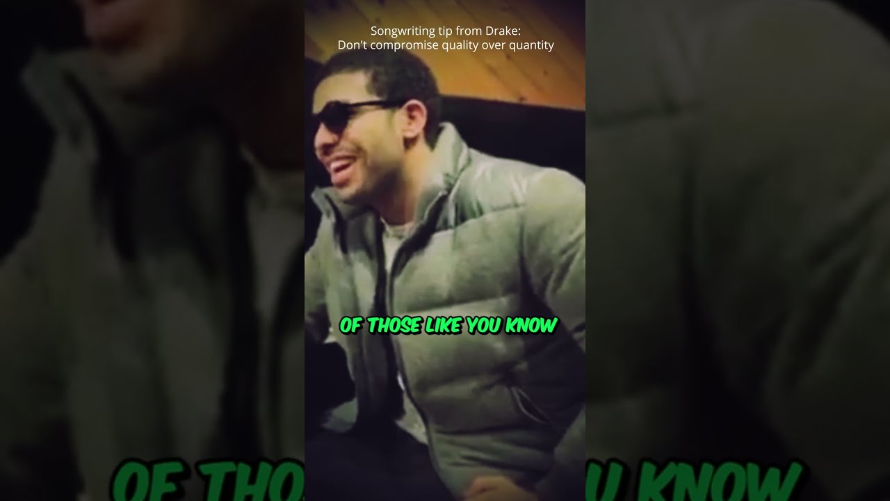 Drake Shares His Songwriting Rule 