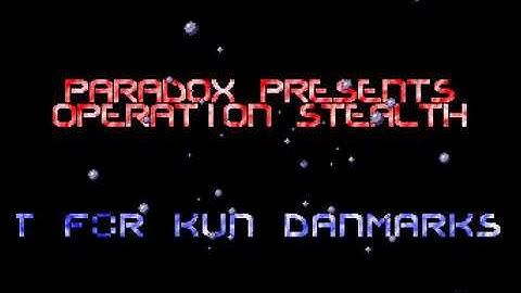 Paradox   Operation Stealth mp4 HYPERSPIN AMIGA INTRO CRACKTRO DEMO COMMODORE NOT MINE VIDEOS