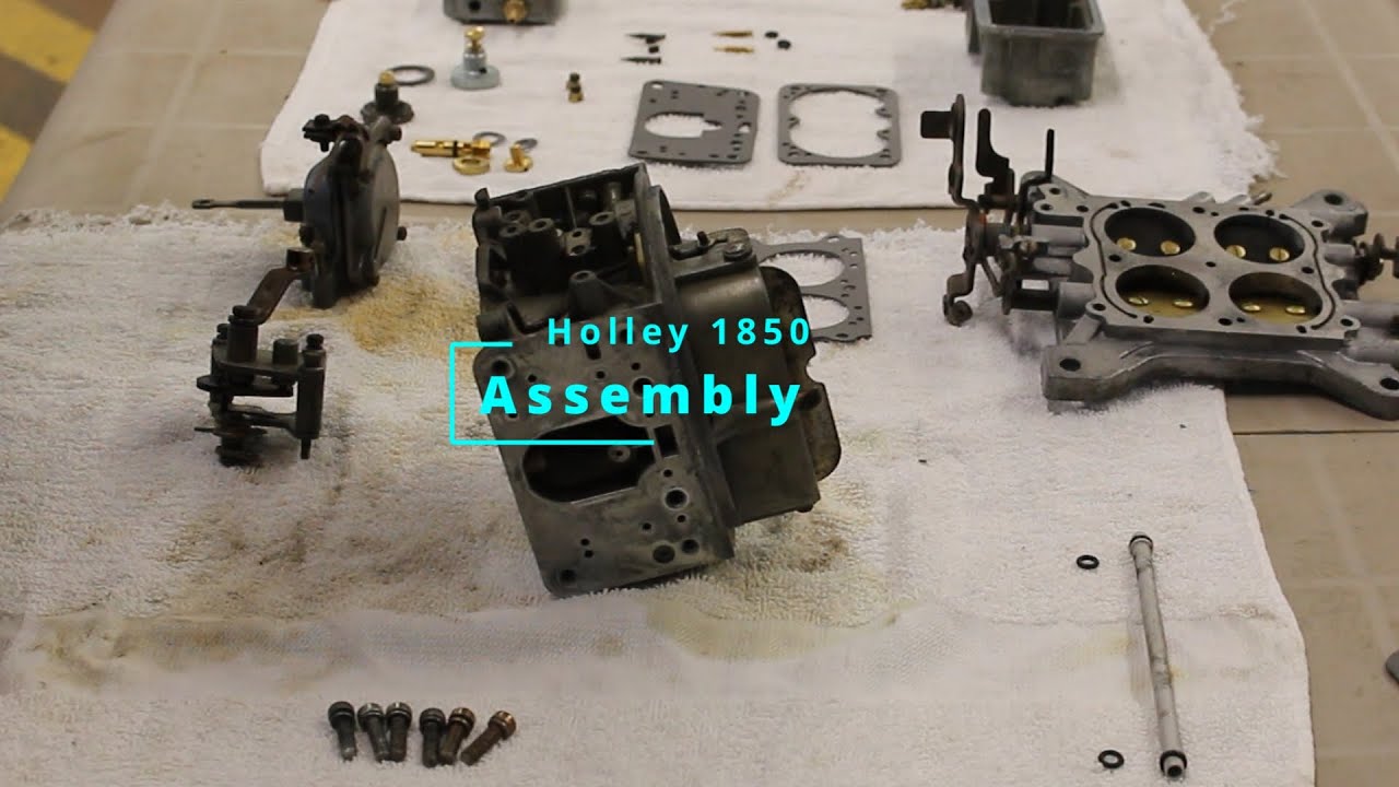 Holley 1850 rebuild Part2 - YouTube