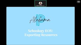 Schoology End of Year Process 2026 04 15
