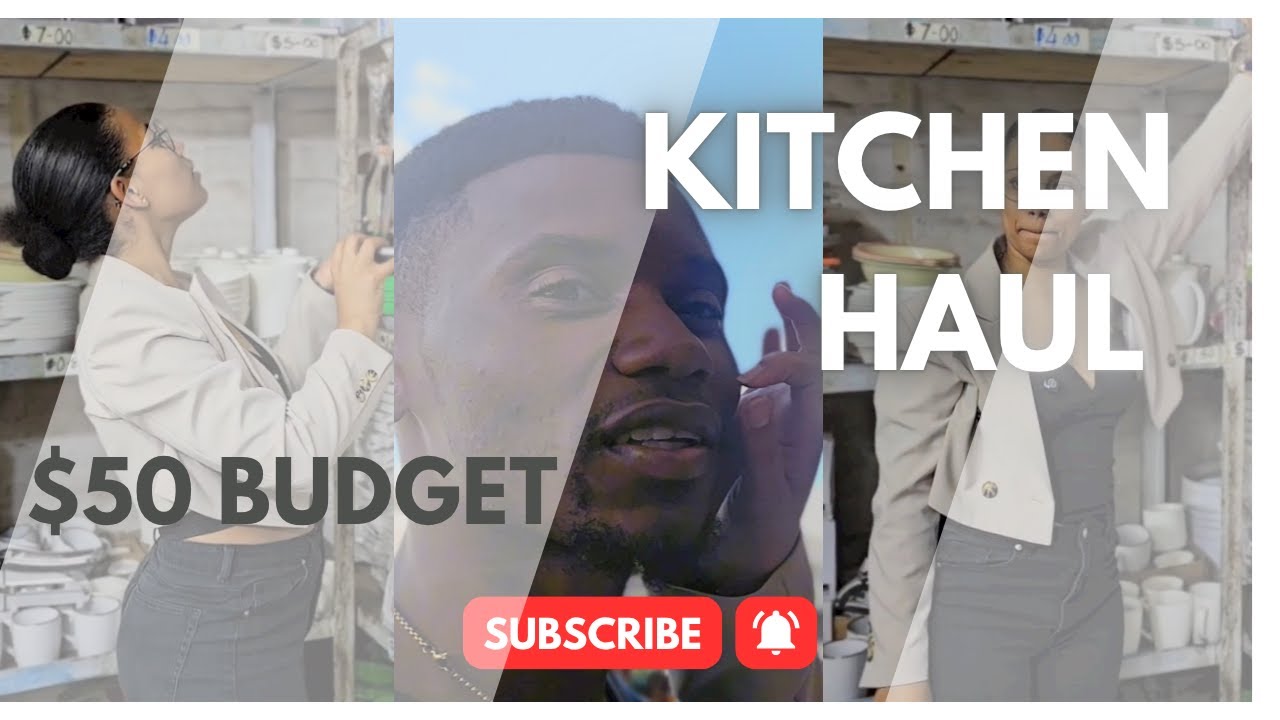 Kitchen Essentials Haul. $50 budget