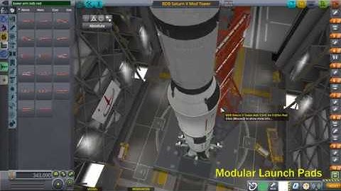 KSP Modular Launch Pads Assembly Guide for BDB Saturn V