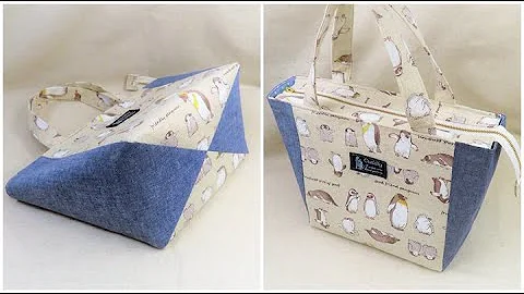 在 Youtube 上觀看 バッグインバッグ作り方 裏地付きマチありポケット付き How To Make A Bag In Bag Mp3