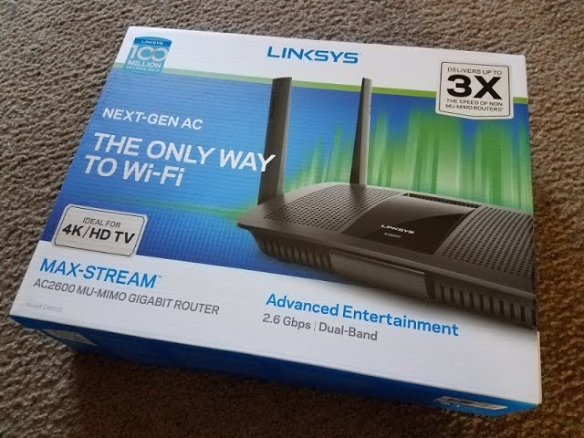 anunciar ensillar Desgastado Linksys EA8500 AC2600 Router Unboxing and Review - YouTube