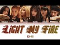 (G)I-DLE - LIGHT MY FIRE (Color Coded Lyrics Eng/Rom/Kan/日本語字幕/가사)