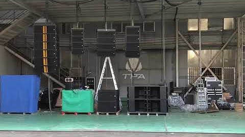 TPA Demo of 4* Kiva TP-920(2 x 10in line array + 2* Korf 218F(2 x 18in folded horn rigging sub).