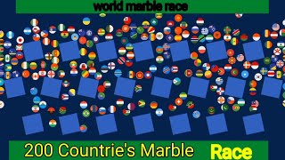 200 Countrie's Marble Race Marble Race Elimination  Marble Factory  World MarbleRace