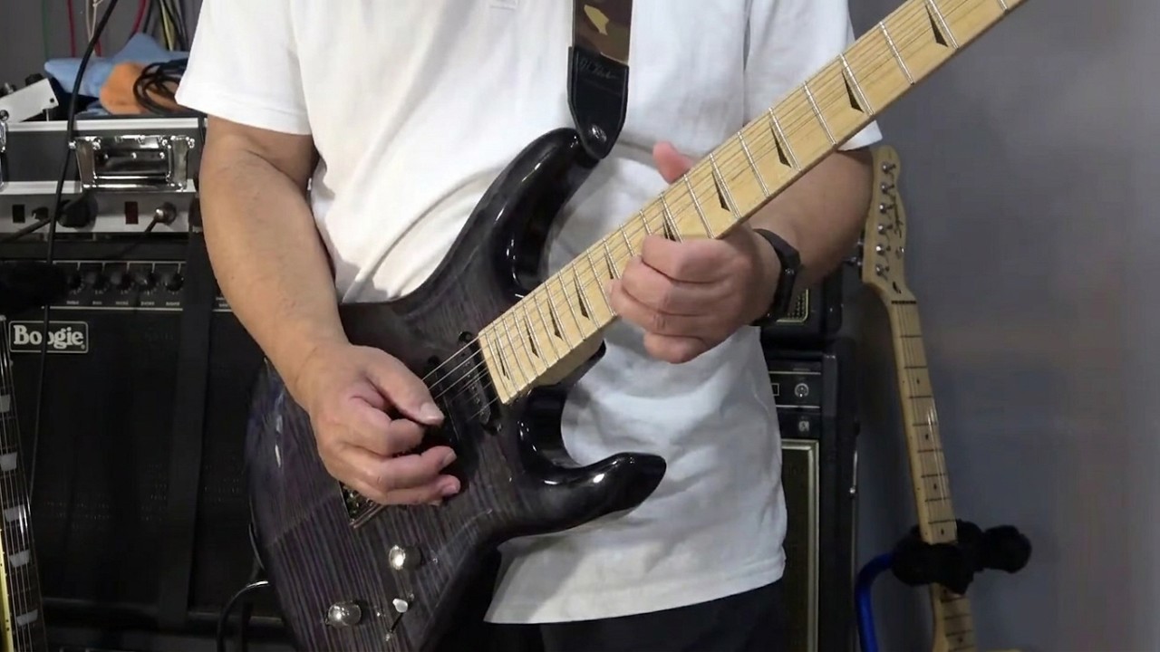 今年買ったJunkギター直して弾いてみた】Kramer Striker 211 / Hard