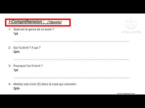 3ème année collège évaluation N3 semestre 1 compréhension et langue الفرض الثالث الدورة الأولى