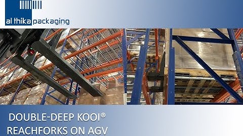 Double deep KOOI® REACHFORKS on AGV