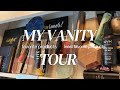 MY VANITY TOUR!! (makeup, hair, skincare)