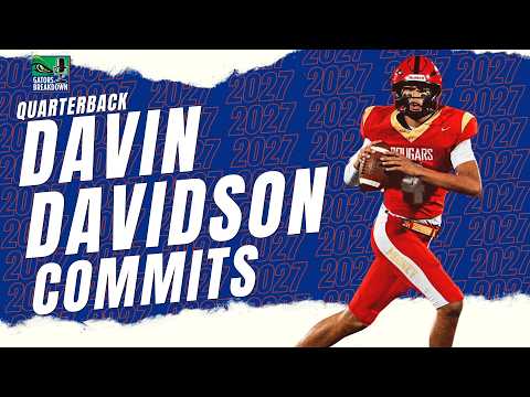 The Gators Get Their Guy! QB Davin Davidson COMMITS | Florida's 2027 Class Is LOADING