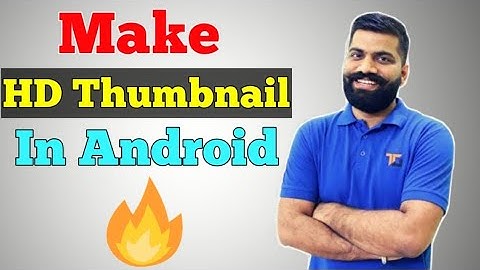 How to make Thumbnail in Technical guruji