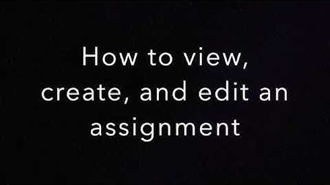 How to create, view, and edit and assignment in Microsoft Teams