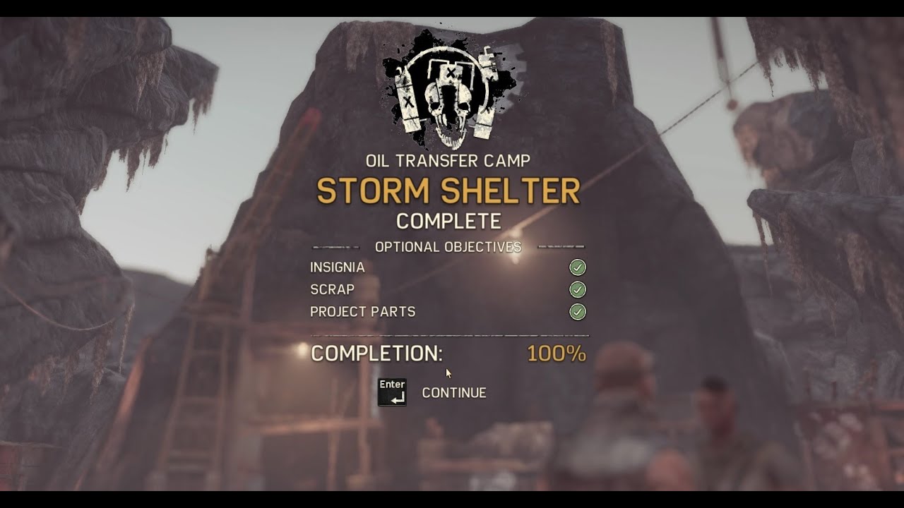 Mad Max STORM SHELTER Last Scrap Location