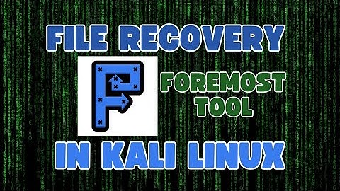 Recover Deleted Data on Kali Linux: Using the Foremost Tool