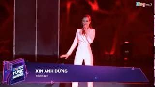 [ZING MUSIC AWARDS 2017] Xin Anh Đừng (Remix) | Đông Nhi | 240118
