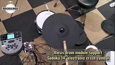 Alesis drum module support Sudoku 14" electronic crash cymbal