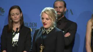 Elisabeth Moss & 'The Handmaid's Tale'  Golden Globes 2018