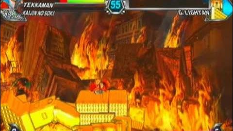 Tatsunoko Vs. Capcom - Arcade Mode: Soki & Tekkaman