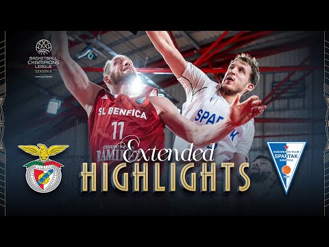 SL Benfica v KK Spartak Office Shoes | Full Game Highlights | #BasketballCL 2025-26