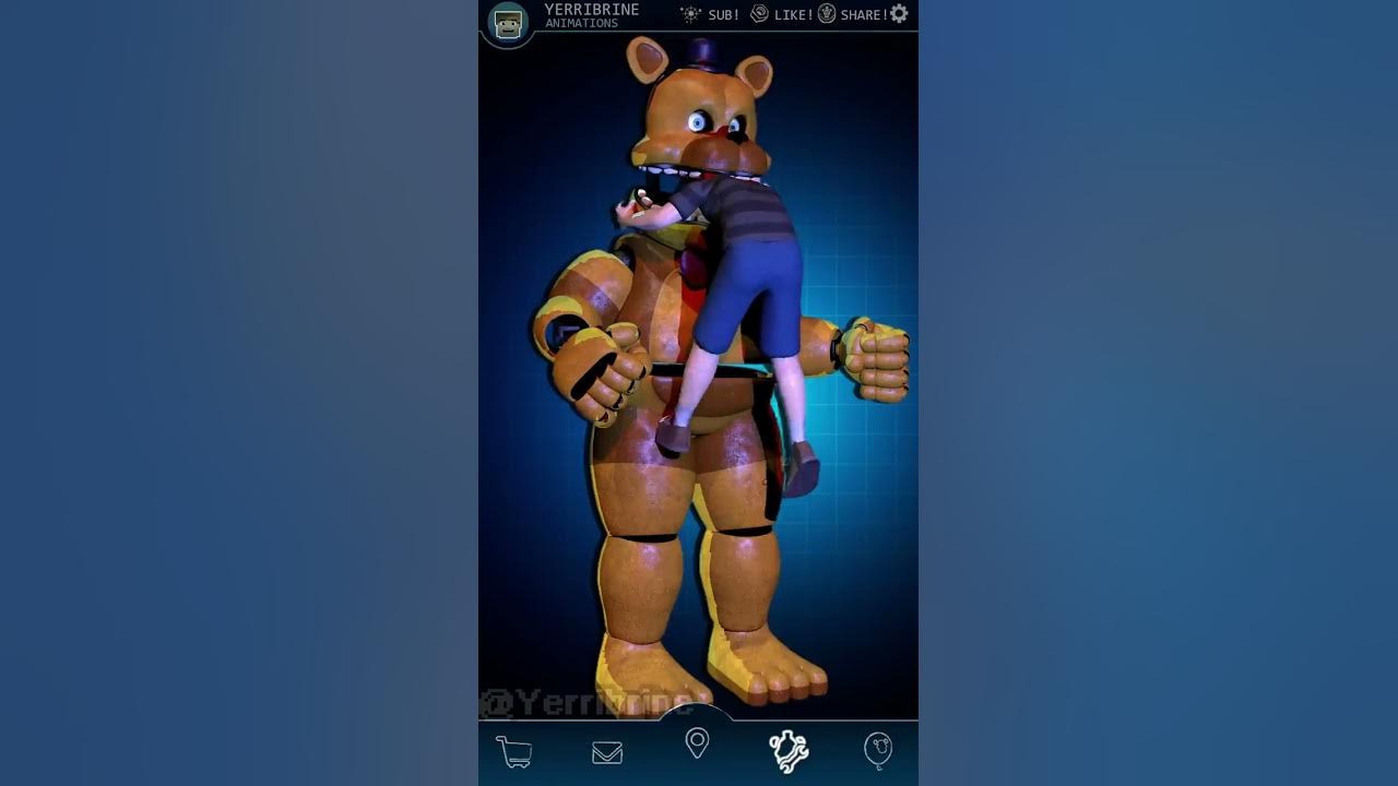 fnaf-ar-bite-83-fredbear-damaged-fredber-prequel-workshop-animation