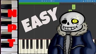 Megalovania  EASY Piano Tutorial - Undertale chords