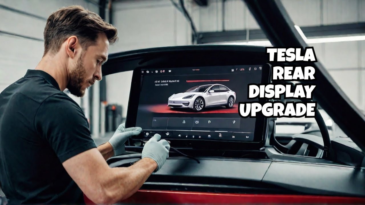 Tesla Rear Ac Screen Installing Rear Display Screen on Tesla Model 3 R89 – Full Setup & Demo ...