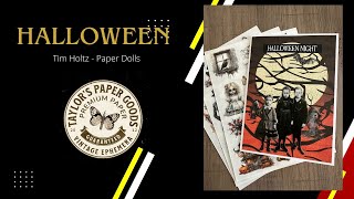 7 Days of Halloween Day 3 Using Tim Holtz Paper Dolls