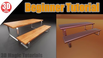 Blender 2.91 _ Beginner Tutorial [Table]