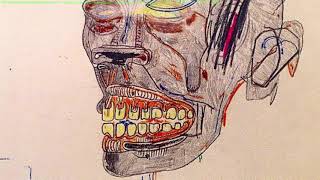 Basquiat Paintings/Drawings, close-up details
