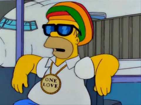 The Simpsons: Homer Jamaica (Reggae, Babilonia, Ganjah ...