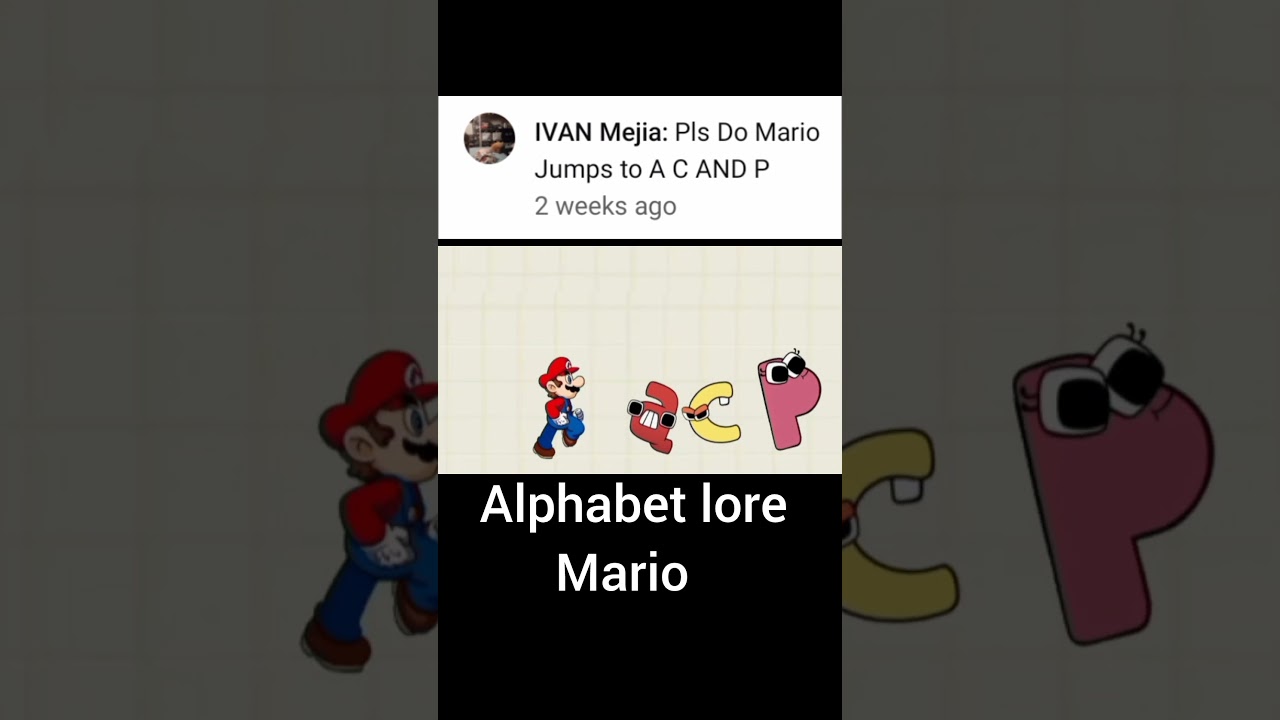 alphabet lore but it's mario 