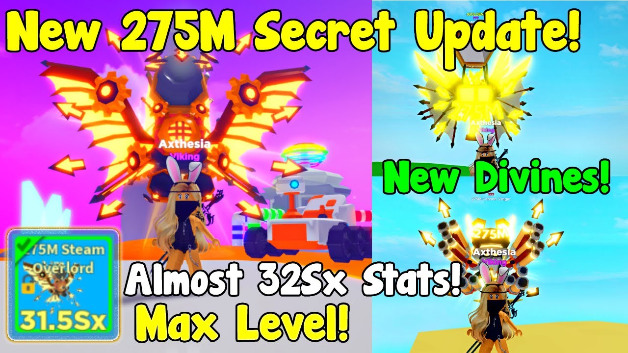 i-got-all-new-common-to-rarest-275m-secret-in-275m-update-clicker-simulator-roblox-youtube