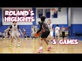 Rolands basketball highlights for hudson travel 7th and st joes travel 7th  3 games