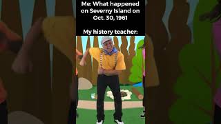 When you ask what happened on Severny Island