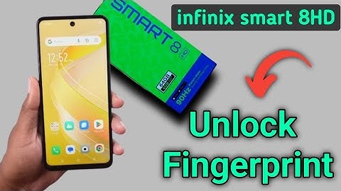 How to remove fingerprint lock in infinix smart 8HD, infinix smart 8HD how to unlock fingerprint