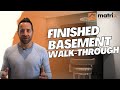 Virtual Finished Basement Tour