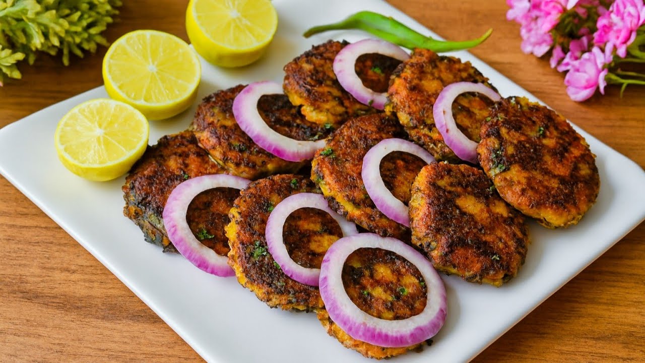 Veg Kabab Recipe | Smokey Mushroom Galouti Kabab Recipe | मशरूम कबाब रेसिपी | Veg Cutlet Recipe 