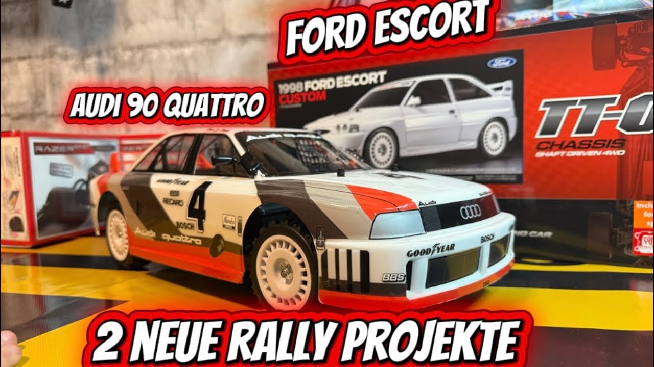 2 NEUE RALLY PROJEKTE Audi + Ford 