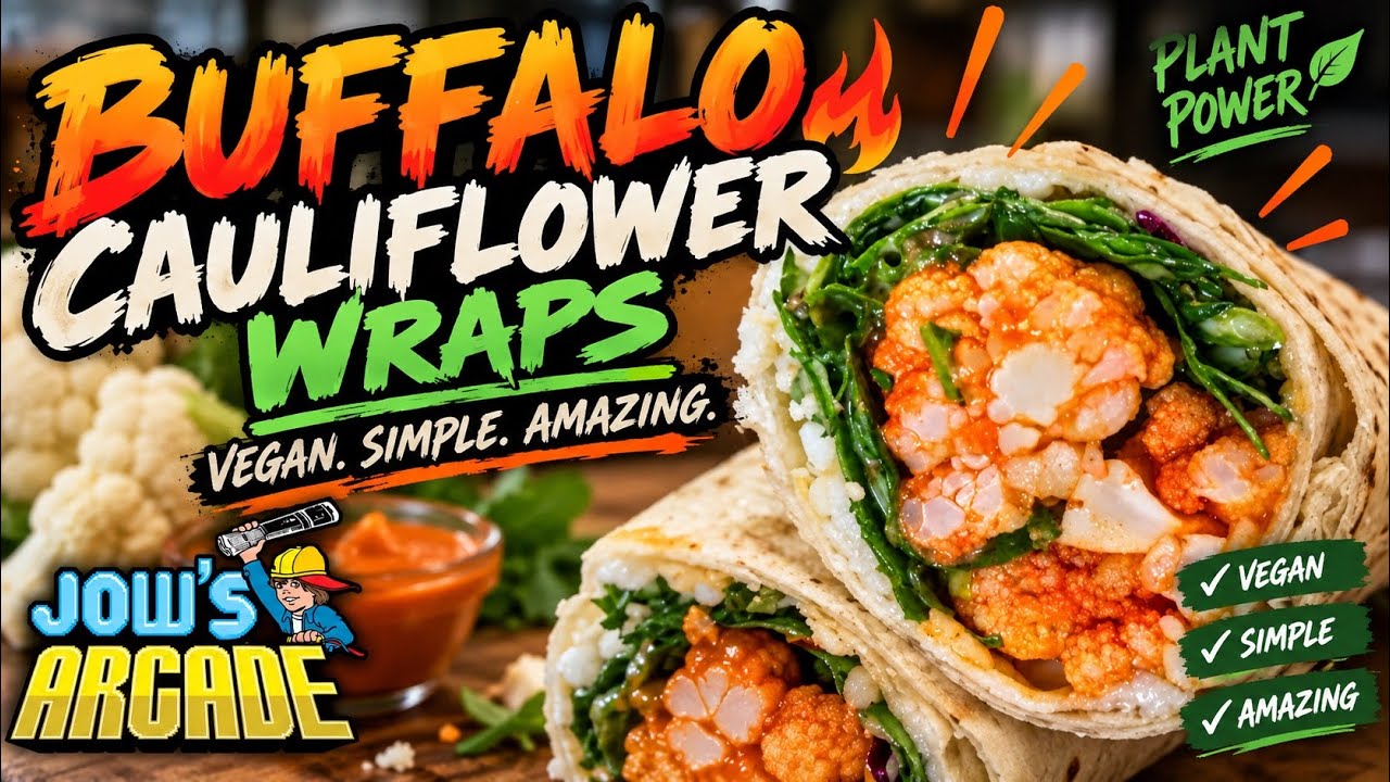 Im Video ansehen — Buffalo-Blumenkohl-Wrap
