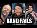 Guitarist reacts to hilarious band fails