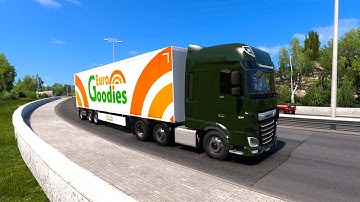 Relaxing Trucking Across France | Pears Delivery | ETS2 1.56 | DAF XF 530 hp