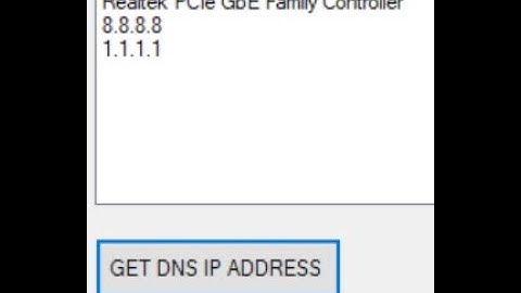 How to get dns ip address in to C# .NET Winform