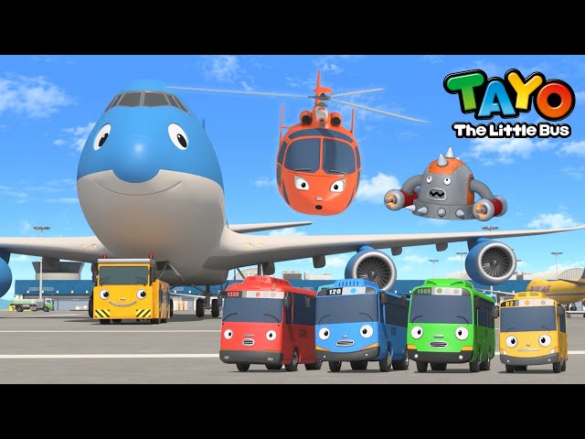 Cargo and Air, friends in the sky l Tayo S6 Highlight Episodes l Tayo the Little Bus class=