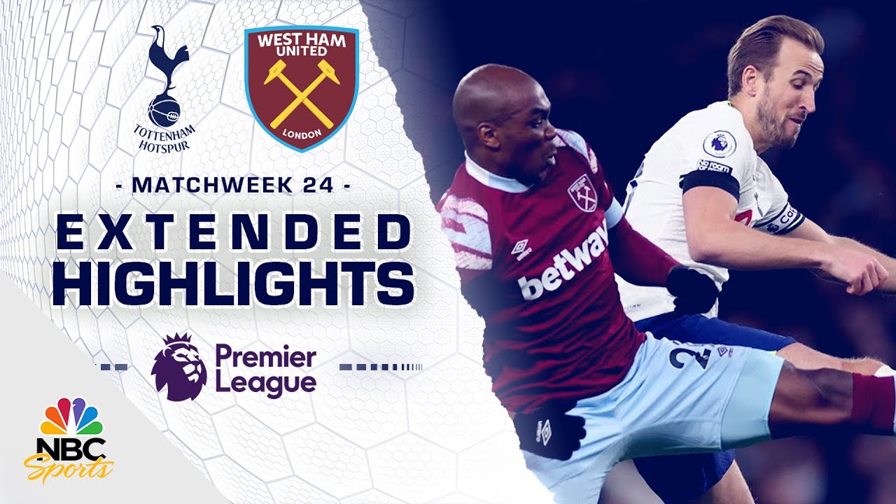 Tottenham Hotspur v. West Ham United | PREMIER LEAGUE HIGHLIGHTS | 2/19/2023 | NBC Sports